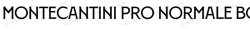 Montecantini Pro Normale Bold字体转换
